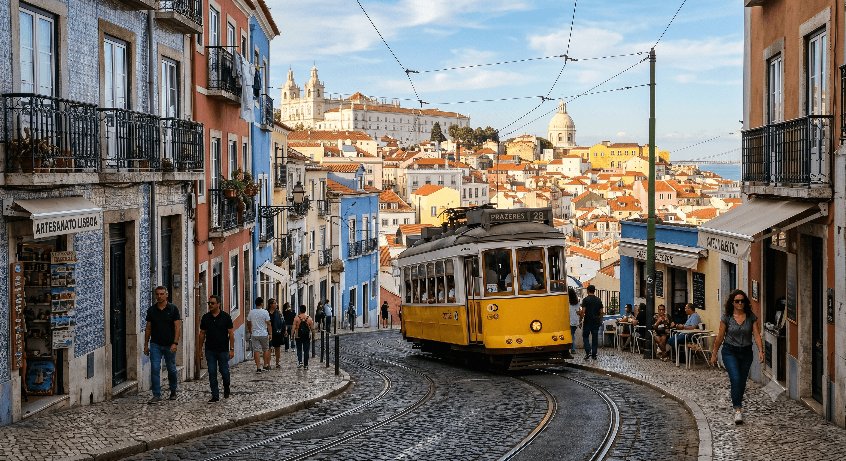 Praça do Comércio on the Tagus waterfront in Lisbon, the finish line of the EDP Maratona de Lisboa